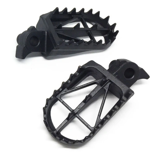DRC Wide Footpegs (50mm) for KLX110/110L,DR-Z50/70/110 - Black