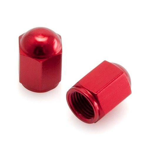 DRC Valve Caps - Red - 2 Pk