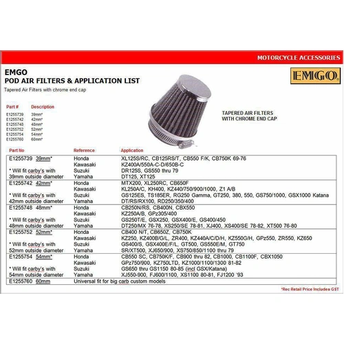 EMGO Air Filter Pod