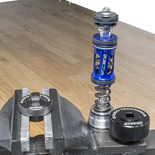 DRC Enzo Shock Compression Adjuster for KYB/WP - Blue - 17mm