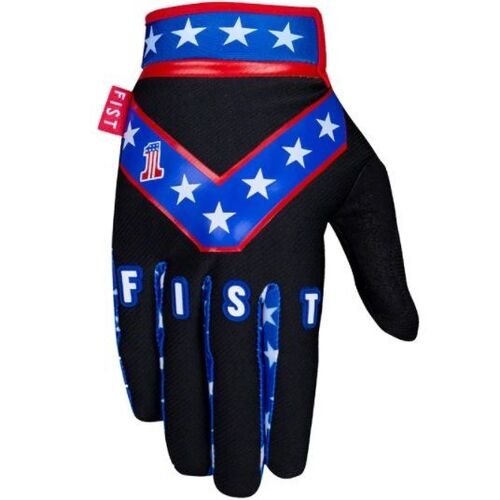 Fist Evel Knievel Black Gloves - SKU:EK002L