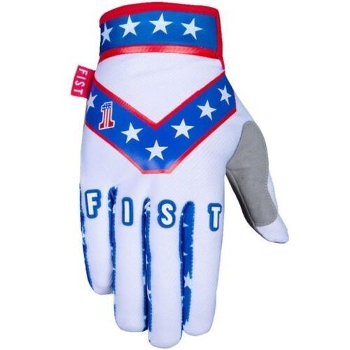 Fist Youth Evel Knievel White Gloves - SKU:EKY001L