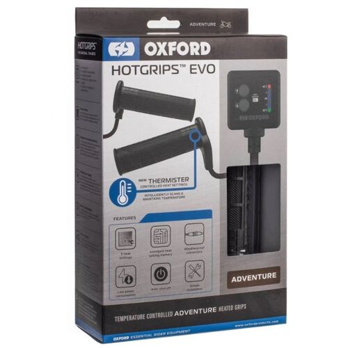 Oxford EVO V9 Thermister Switch Adventure Hot Grips - SKU:EL420