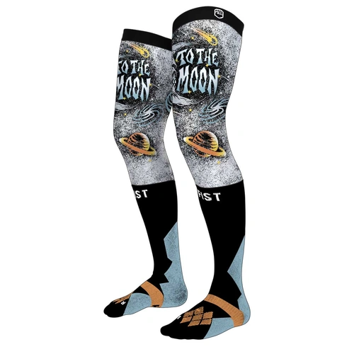 Fist To The Moon Sock - Black/Multi