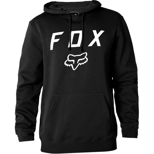 Fox Youth Legacy Moth Pullover Fleece - Black - L - SKU:FO00004001L