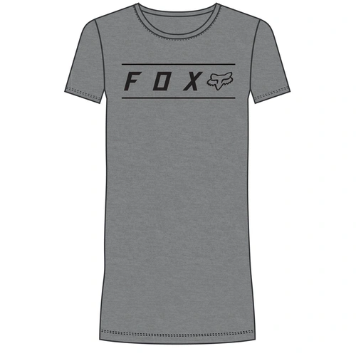 Fox Pinnacle Womens Tee Dress - Heather Graphite