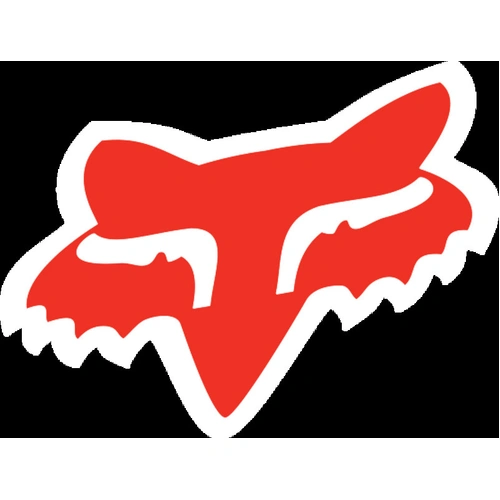 Fox Head Decal 1.75in - Red