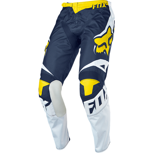 Fox 180 Race Se Pants - Navy/White/Yellow - 28 - SKU:FO1733221428