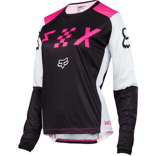 Fox Switch Womens MX Jersey - Black/Pink