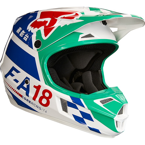 Fox Youth V1 Sayak Helmet - Green