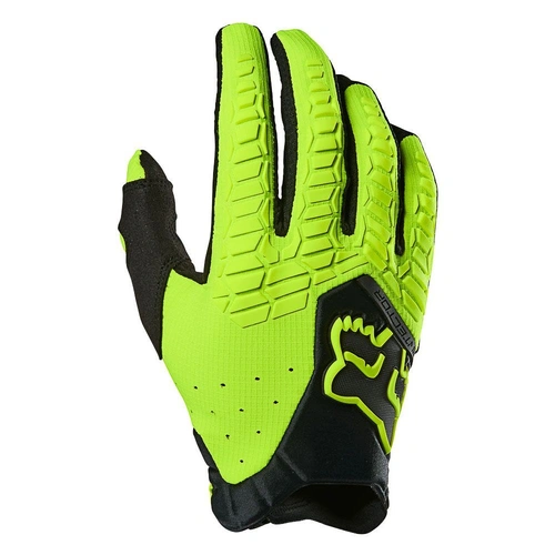 Fox Pawtector Yellow Gloves - Yellow - L - SKU:FO21737130L