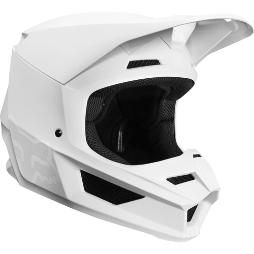 Fox V1 Helmet - Matte White - 2XL - SKU:FO218280082X