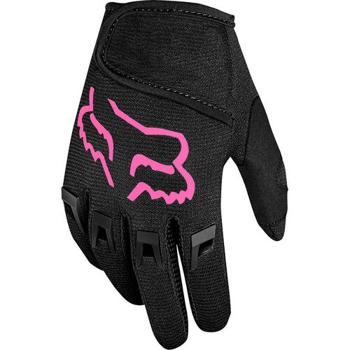 Fox Kids Dirtpaw Black and Pink Gloves - SKU:FO21981285KM