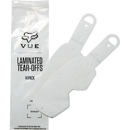 Fox Vue Tear Offs - Clear - 14