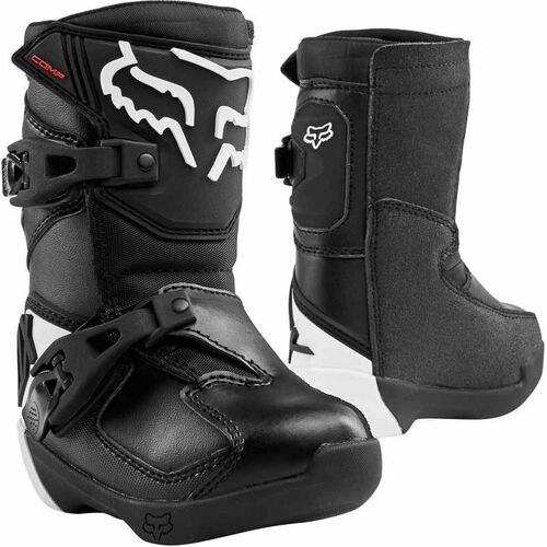 Fox 2022 Comp K Black Boots - Black - 11 - Youth  - SKU:FO2401500111