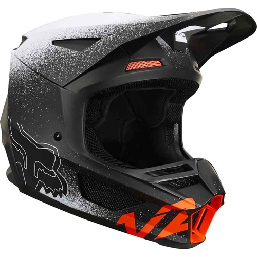Fox Youth V2 Bnkz ECE Helmet - Black - S - SKU:FO24239001S
