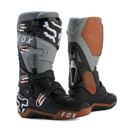 Fox Instinct 2.0 Boot - Black/Grey - 10.5 - SKU:FO2434701410H