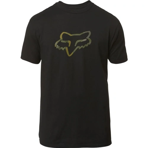 Fox Legacy Fox Head Tee - Black/Camo - M - SKU:FO24577027M