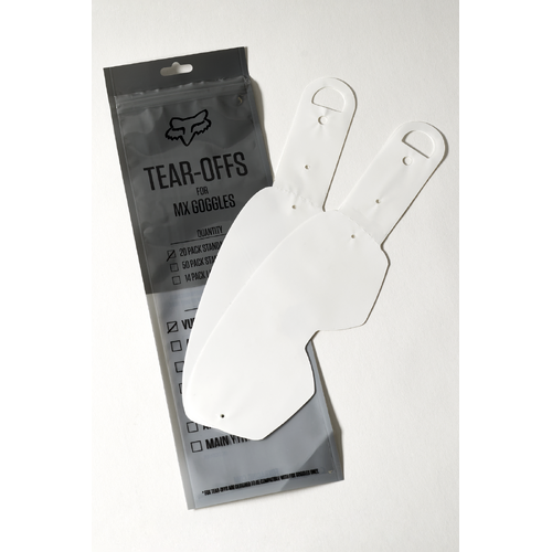 Fox Vue Std Roll Off Tear Off - Clear