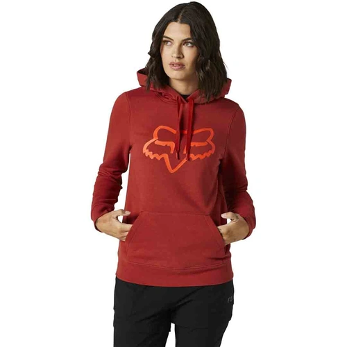 Fox Boundary Womens Pullover Fleece - Red Clay - M - SKU:FO25698348M