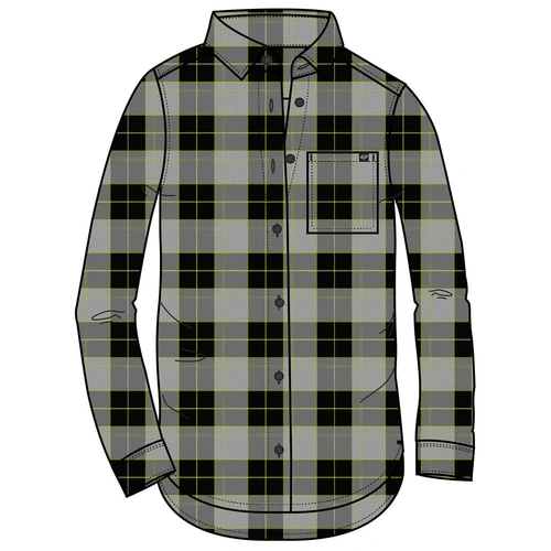 Fox Pines Womens Flannel - Light Grey