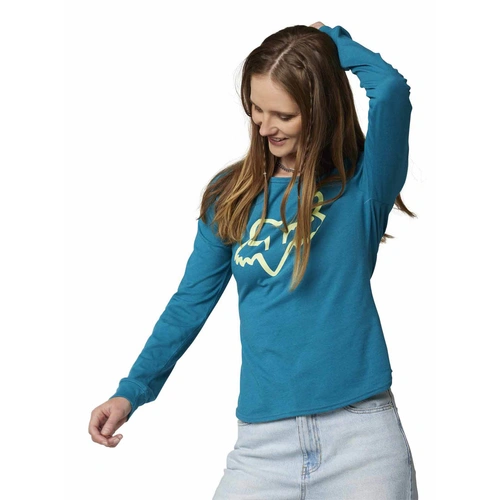 Fox Boundary Womens LS Top - Maui Blue