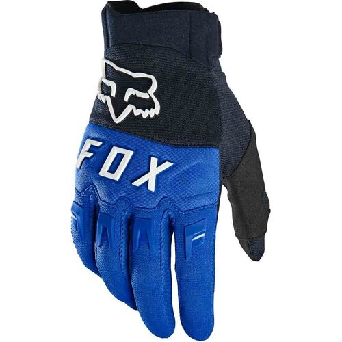 Fox 2022 Dirtpaw Blue Gloves