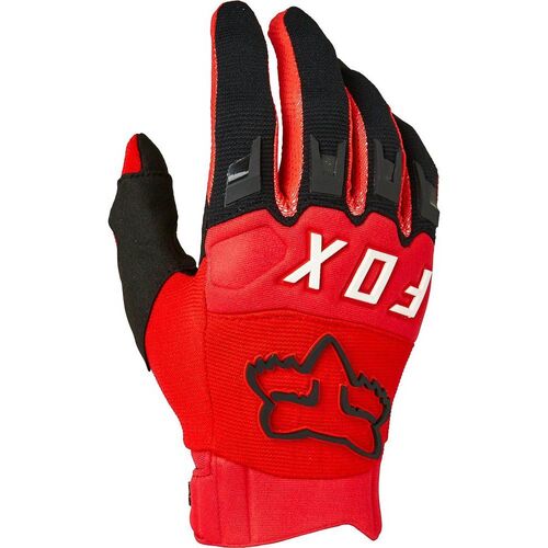 Fox 2023 Dirtpaw Fluro Red Gloves