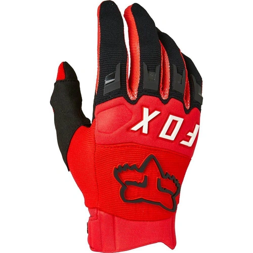 Fox Dirtpaw Fluro Red Gloves