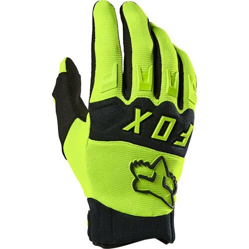 Fox 2023 Dirtpaw Fluro Yellow Gloves - Unisex - Small  - SKU:FO25796130S