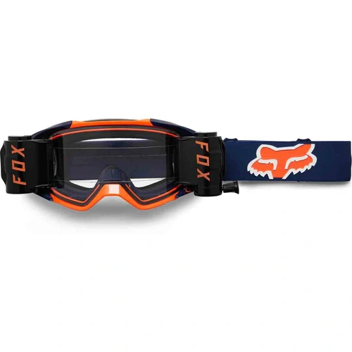 Fox Vue Stray Roll Off Goggle - Navy/Orange - OS