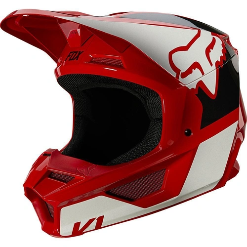 Fox V1 Youth Revn Helmet - Red - M - SKU:FO25876122M