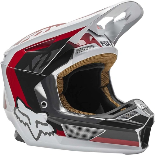 Fox V2 Paddox ECE Helmet - Red/Black/White - XS - SKU:FO26774056XS