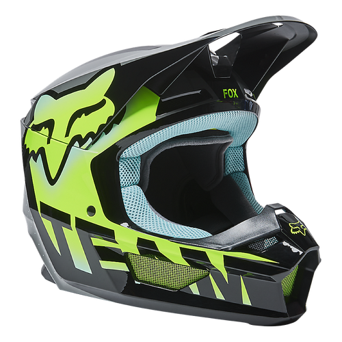 Fox V1 Trice ECE Helmet - Teal