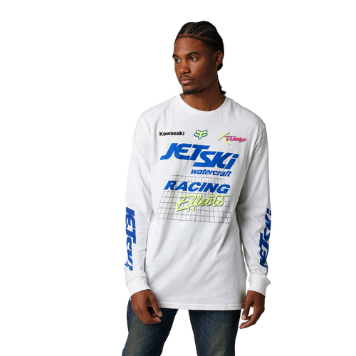 Fox Wet N Wild LS Tee - Optic White