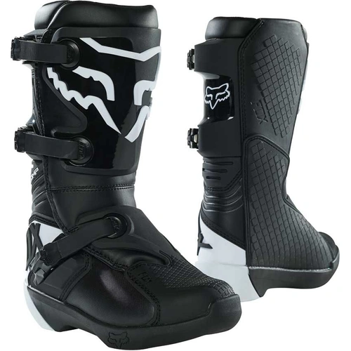 Fox Youth Comp Boots - Black