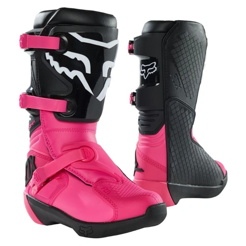 Fox Comp Buckle Womens Boots - Black/Pink