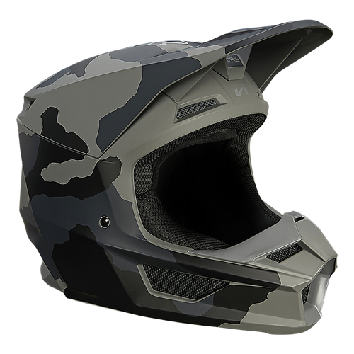 Fox V1 Trev ECE Helmet - Black/Camo - 2XL - SKU:FO277342472X