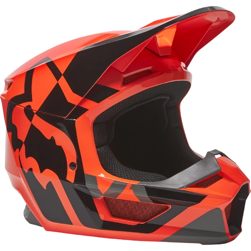 Fox V1 Lux ECE Helmet - Fluro Orange - S - SKU:FO28001824S