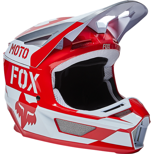 Fox V2 Nobyl ECE Helmet - Flame Red
