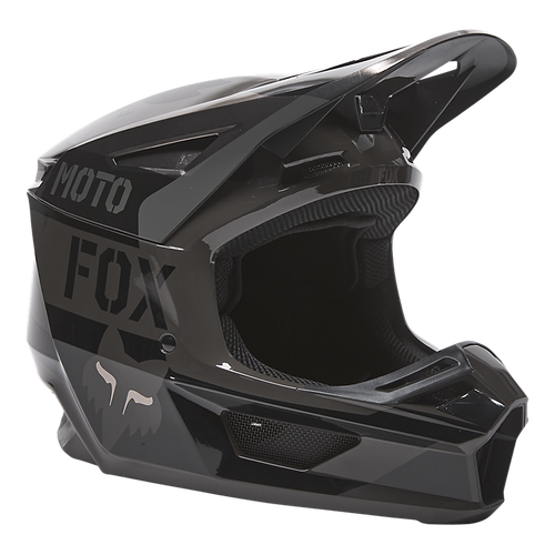 Fox V2 Nobyl Black ECE Helmet - Black