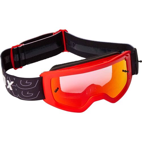 Fox 2022 Youth Main Peril Spark Fluro Red Goggles - SKU:FO28066110OS