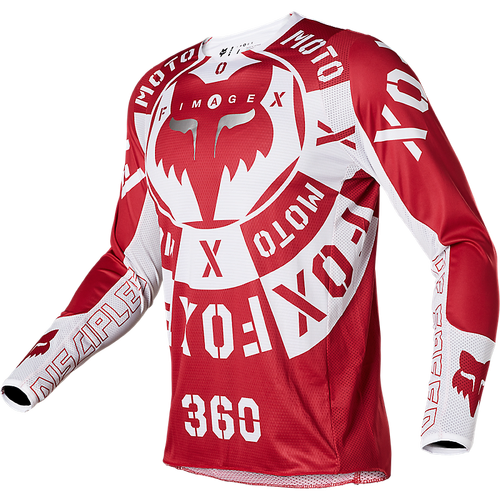 Fox 360 Nobyl Jersey - Red/White