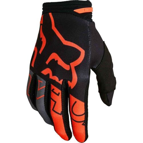 Fox 2022 180 Skew Black Orange Gloves - SKU:FO28156016S
