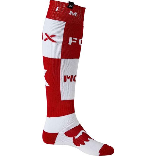 Fox 2022 Nobyl Fri Thick Flame Red Socks - SKU:FO28162122M