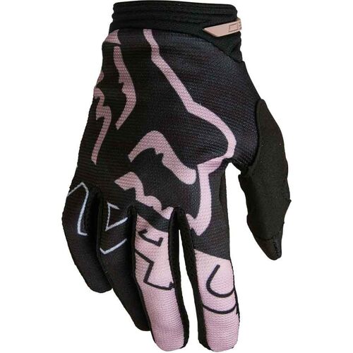 Fox 2022 Womens 180 Skew Black Gloves - Women Specific - Black - Large - Adult  - SKU:FO28178001L