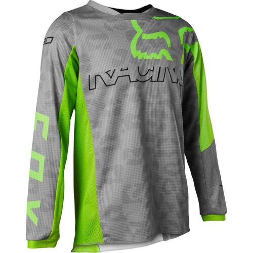Fox 2022 Youth Girls Skew 180 Steel Grey Jersey
