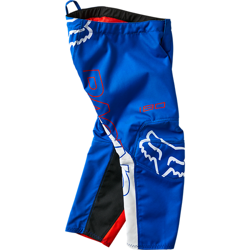 Fox Kids Skew Pant - White/Blue/Red