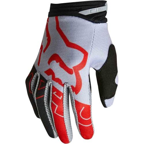 Fox 2022 Youth 180 Skew Steel Grey Gloves - Unisex - Small  - SKU:FO28194172S