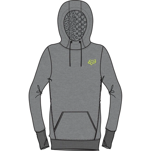 Fox Qualify Womens Pullover Fleece - Heather Graphite